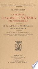 Télécharger le livre libro Le Raid Citroën :la Première Traversée Du Sahara En Automobile